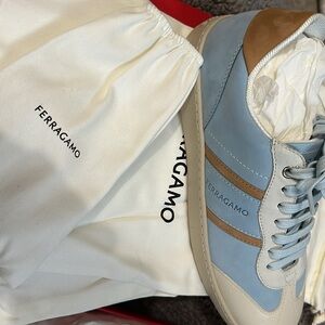 NIB! Ferragamo Low-Top Sneakers